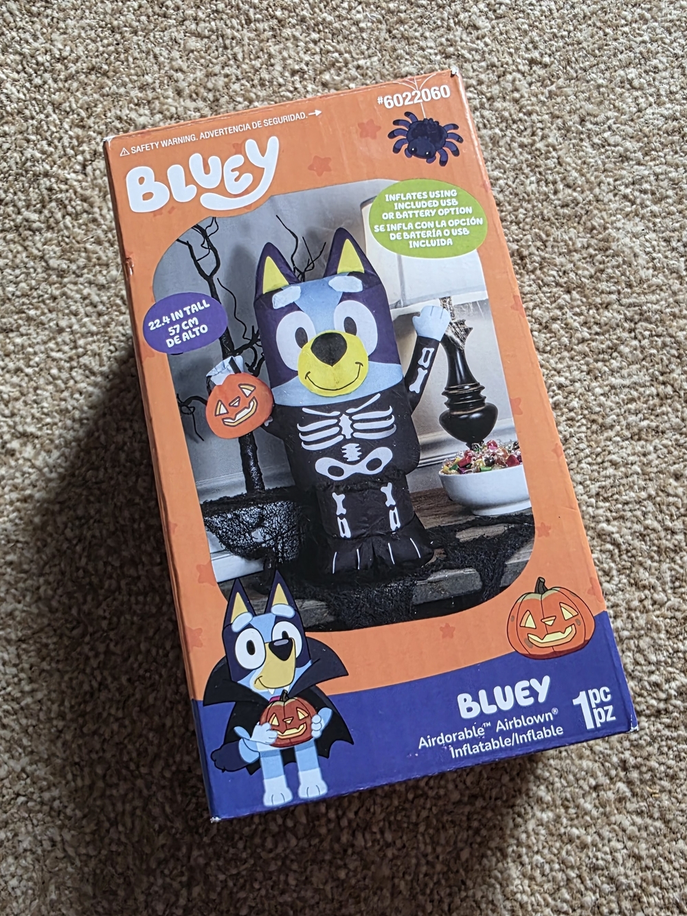 Bluey Airblown Inflatable Bluey Halloween Inflatable NWT